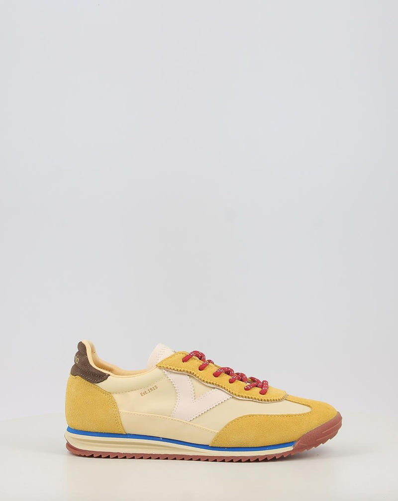 Baskets VICTORIA SATURNO NYLON & SERRAJE 1158110 jaune