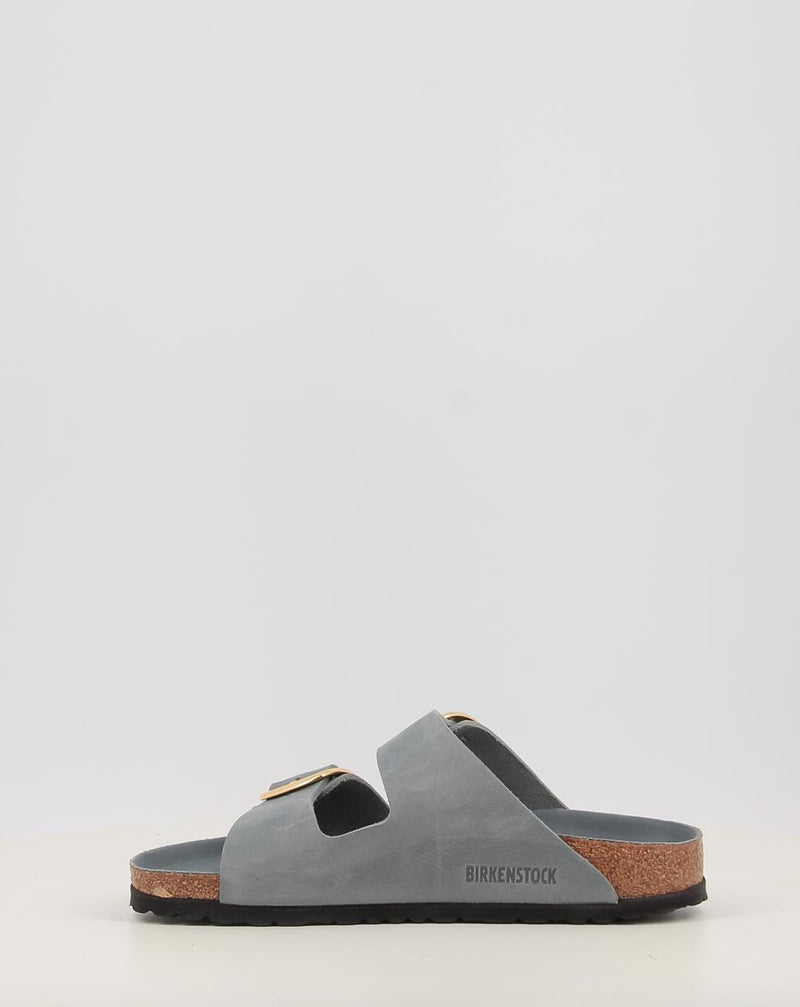 Sandales BIRKENSTOCK ARIZONA BIG BUCKLE LEOI gris
