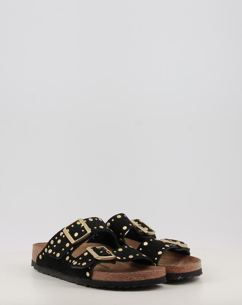 Sandales BIRKENSTOCK ARIZONA RIVET LEVE noir