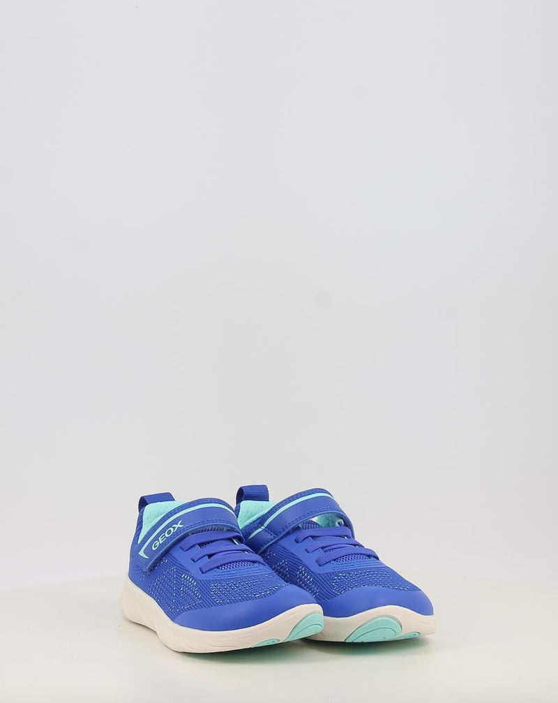 Baskets GEOX J FOOT-RUN BOY B J65PDB bleu