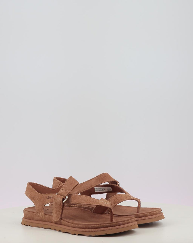 Sandales UGG GOLDENGAZE TOE POST chestnut