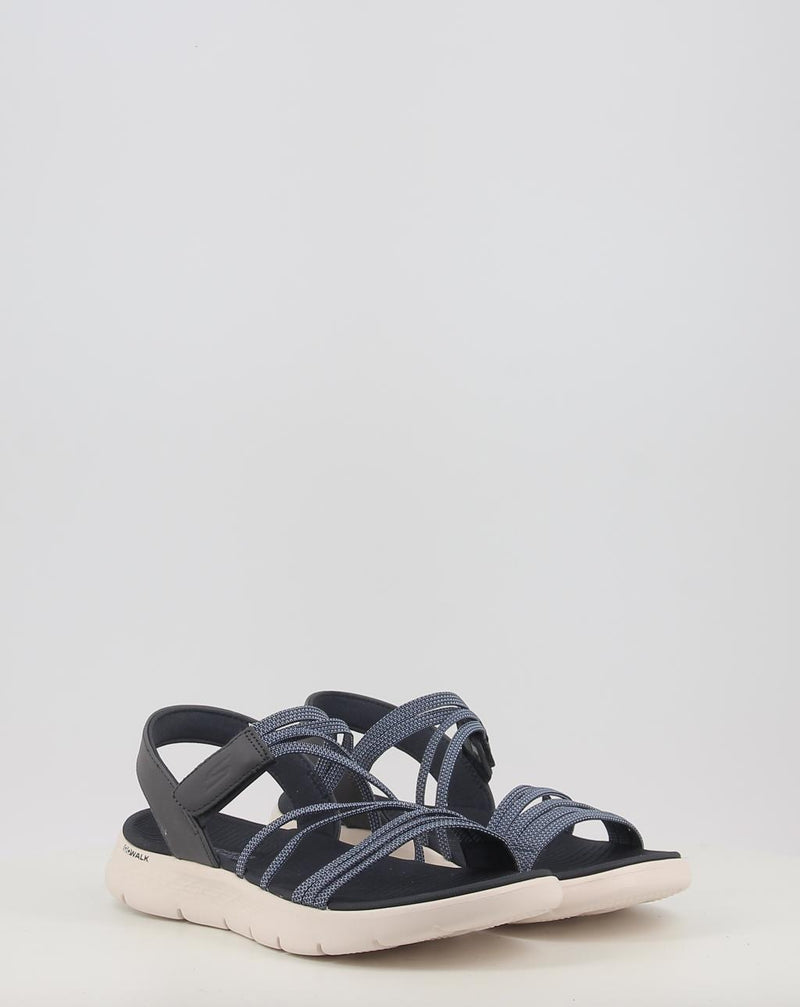 Sandales SKECHERS GO WALK FLEX SANDAL - 141473 bleu