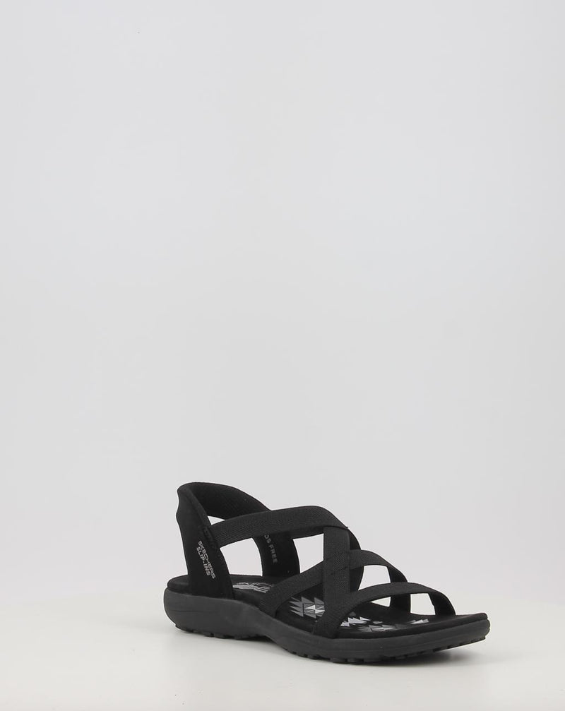 Sandales SKECHERS SLIP-INS: REGGAE SLIM - STRETCH 163460 noir