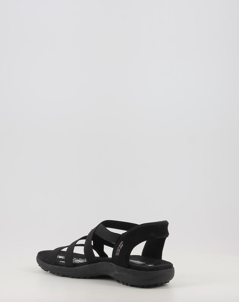 Sandales SKECHERS SLIP-INS: REGGAE SLIM - STRETCH 163460 noir