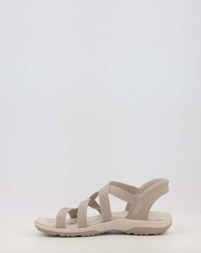 Sandales SKECHERS SLIP-INS: REGGAE SLIM - STRETCH 163460 taupe