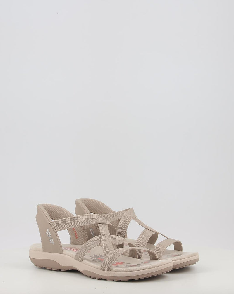 Sandales SKECHERS SLIP-INS: REGGAE SLIM - STRETCH 163460 taupe