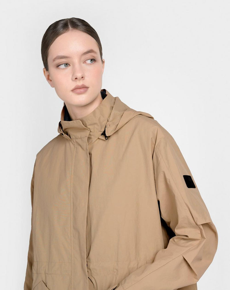 Vestes CANADIAN IRIS W HOOD GS226113 marron