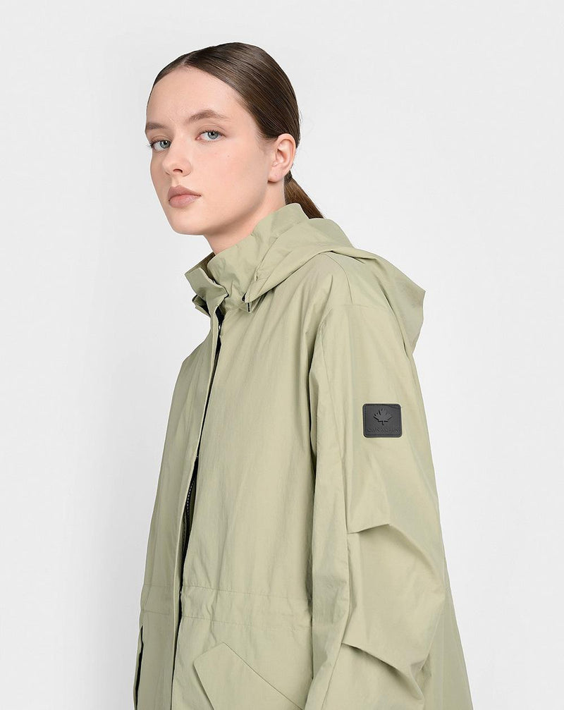 Vestes CANADIAN IRIS W HOODGS226113 vert