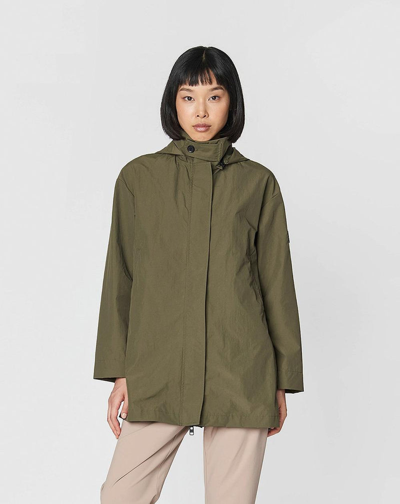 Vestes CANADIAN NICOLE W LONG/HOOD GS226109 vert