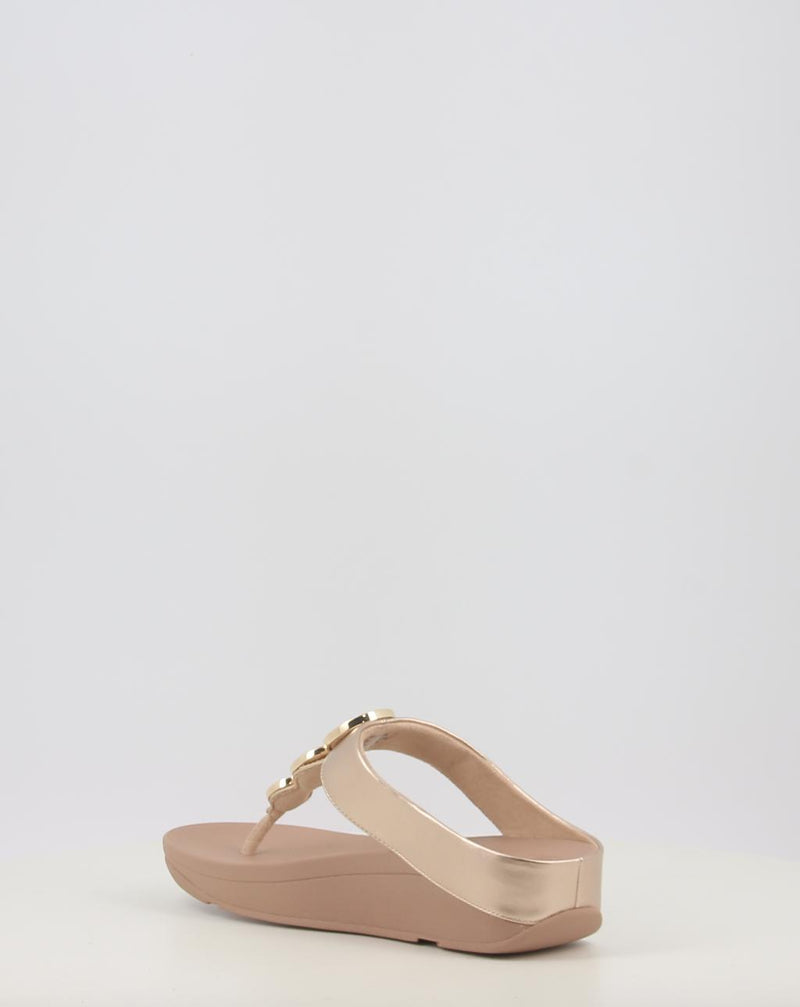 Sandales FITFLOP HALO BEAD-CIRCLE METALLIC TOE-POST SANDALS métallisé