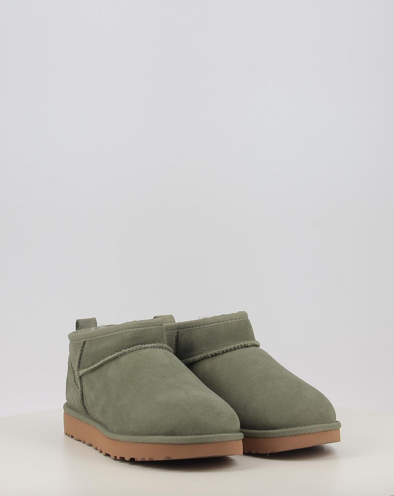 Bottines UGG CLASSIC ULTRA MINI vert