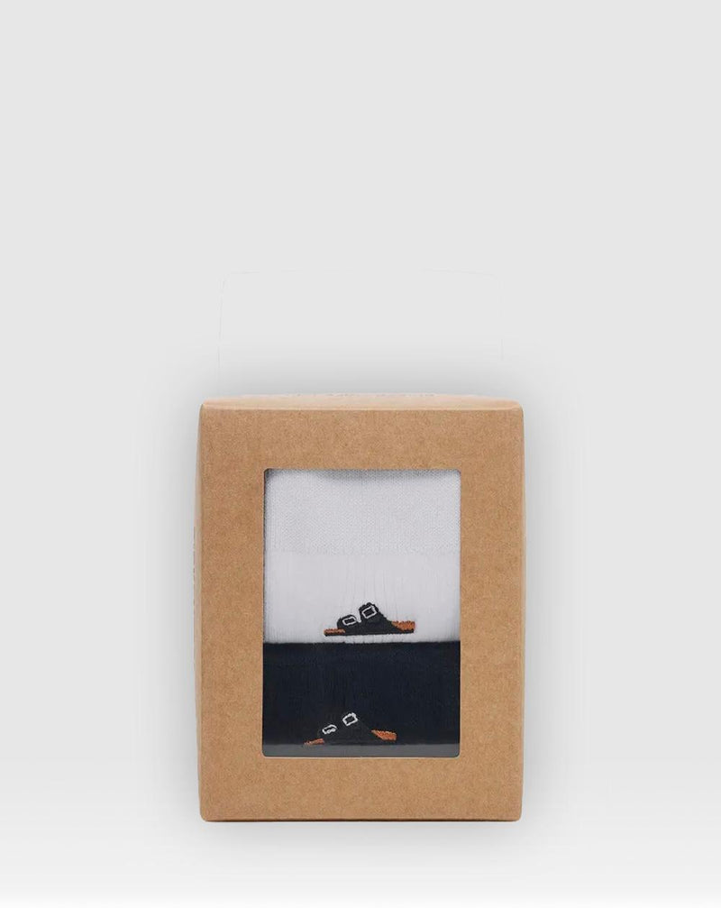 Chaussettes BIRKENSTOCK 2 PACK COTTON RIB noir
