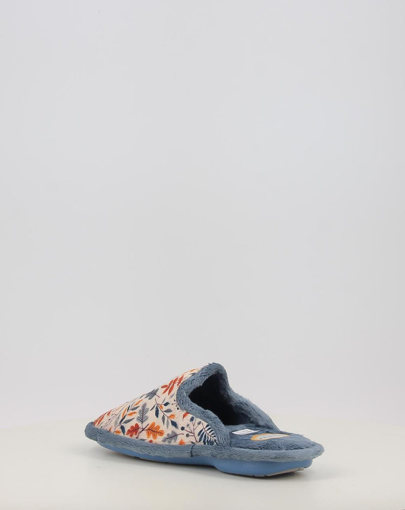 Chaussons de Maison BIO RELAX GAIA 4538 bleu