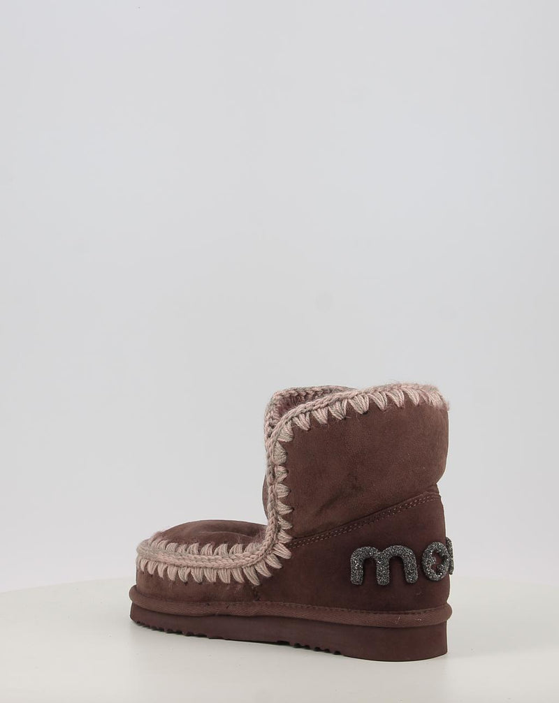 Bottes MOU ESKIMO 18 GLITTER LOGO marron