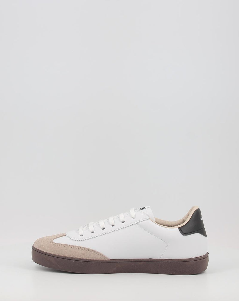 Baskets VICTORIA BERLIN CICLISTA EFECTO PIEL & SERRAJE blanc