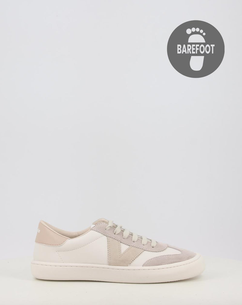 Baskets VICTORIA OLMO BAREFOOT EFECTO PIEL & SERRAJE 1186100 blanc