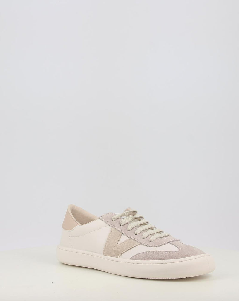 Baskets VICTORIA OLMO BAREFOOT EFECTO PIEL & SERRAJE 1186100 blanc