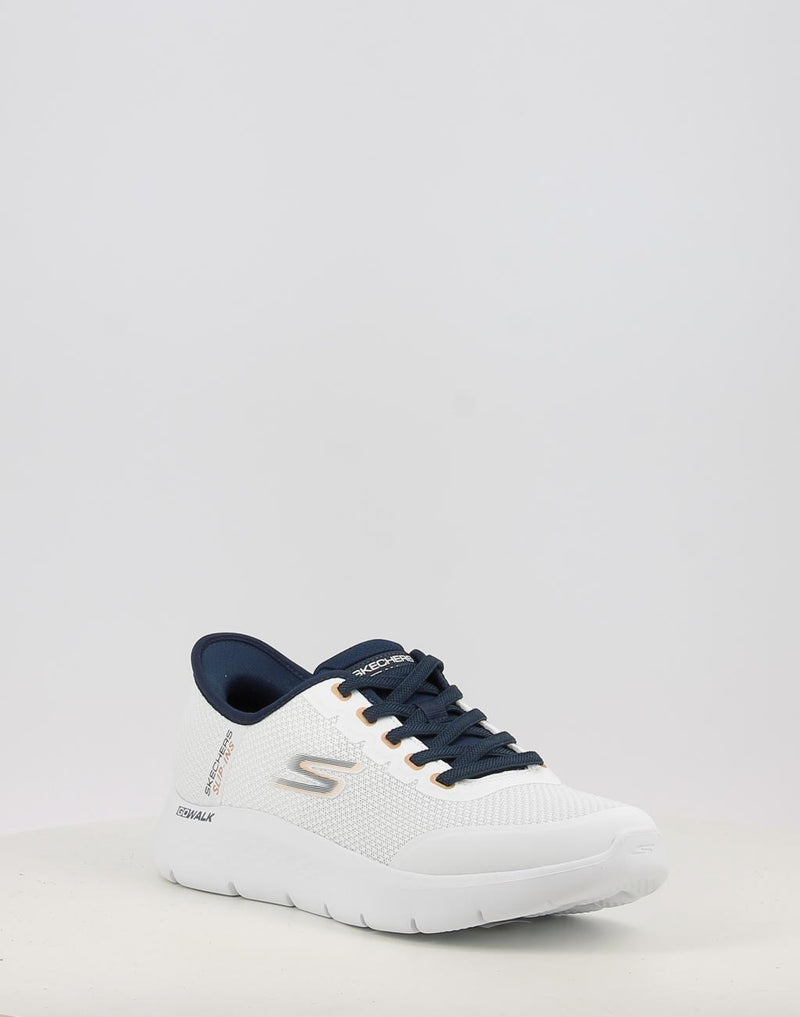 Baskets SKECHERS SLIP-INS: GO WALK FLEX - NETRO 216332 blanc