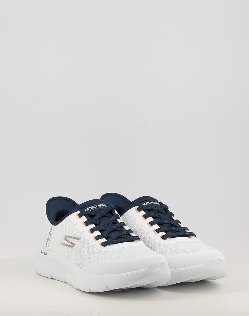 Baskets SKECHERS SLIP-INS: GO WALK FLEX - NETRO 216332 blanc
