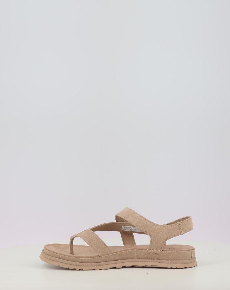 Sandales UGG GOLDENGAZE TOE POST beige