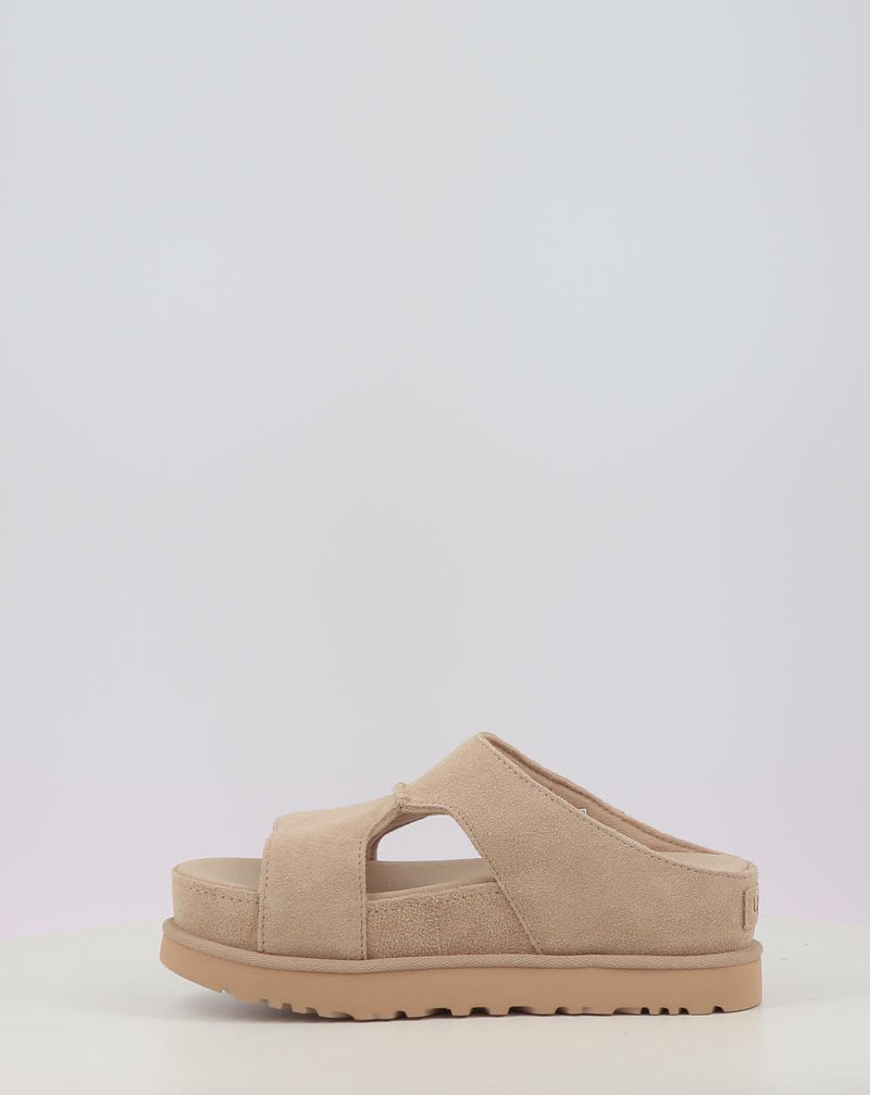 Sandales UGG GOLDENSTAR HI CUTOUT SLIDE beige