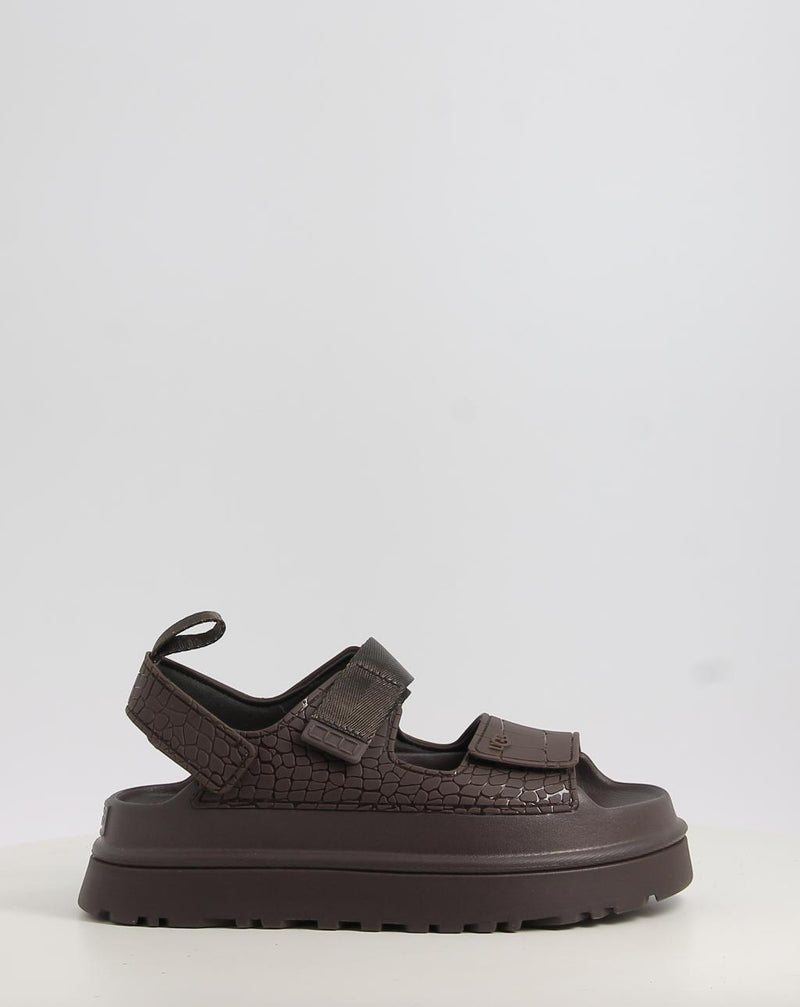 Sandales UGG GOLDENGLOW EMBOSSED marron