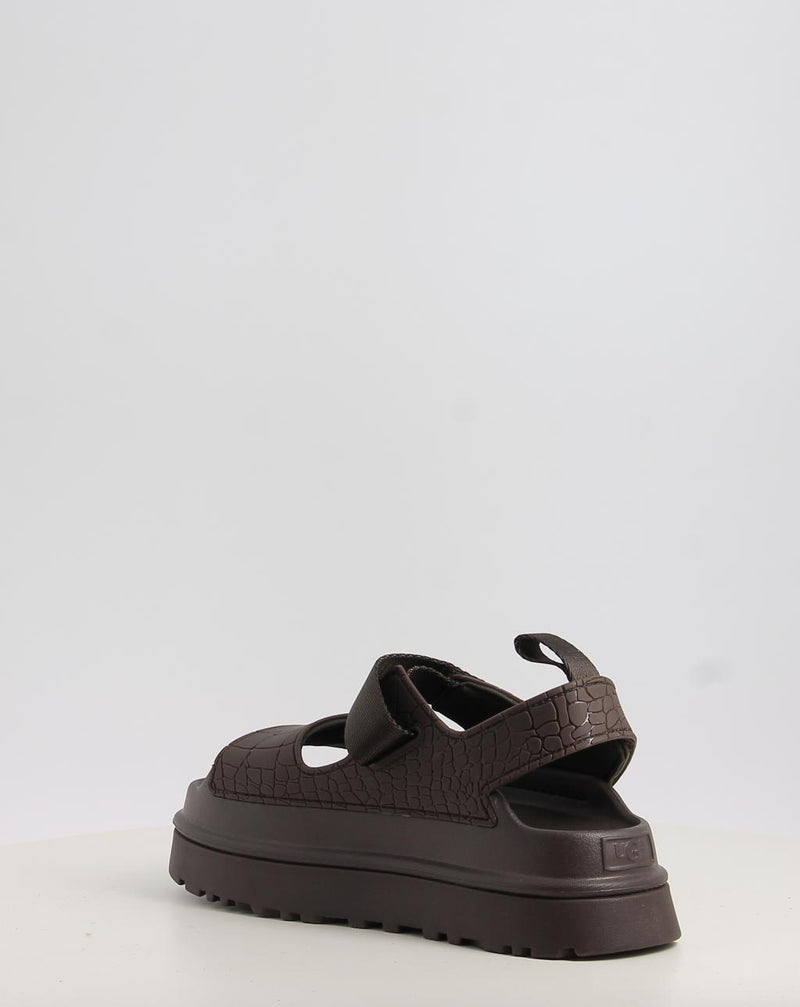 Sandales UGG GOLDENGLOW EMBOSSED marron