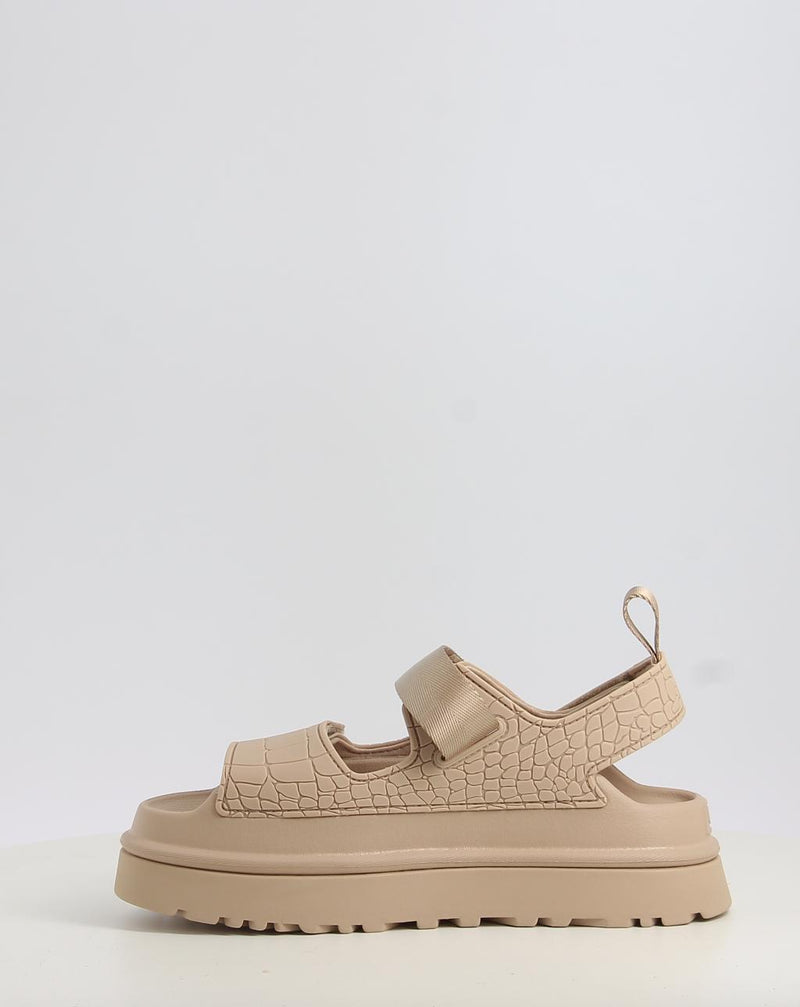 Sandales UGG GOLDENGLOW EMBOSSED beige