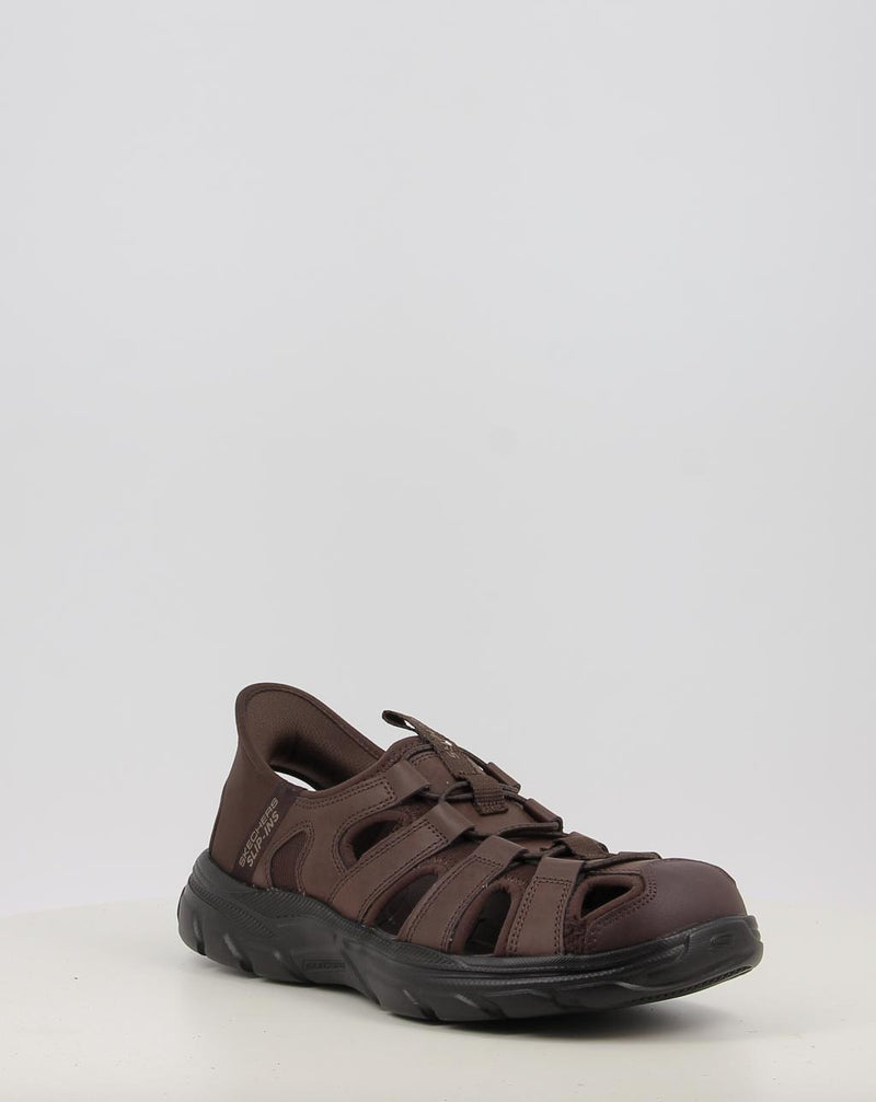 Sandales SKECHERS SLIP-INS: REVOLTED - VARTAN 205182 marron