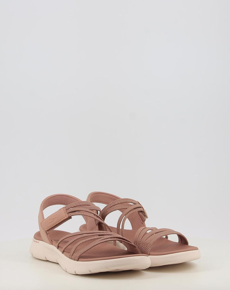 Sandales SKECHERS GO WALK FLEX SANDAL - EMMA 141473 marron