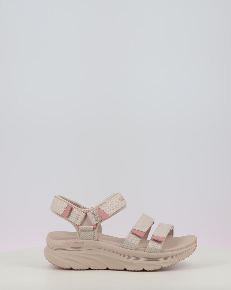 Sandales SKECHERS D'LUX WALKER SANDAL - SEA-SCAPE 119826 taupe