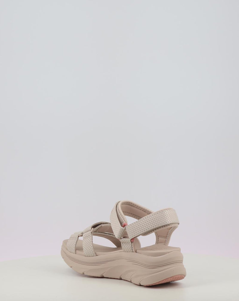 Sandales SKECHERS D'LUX WALKER SANDAL - SEA-SCAPE 119826 taupe