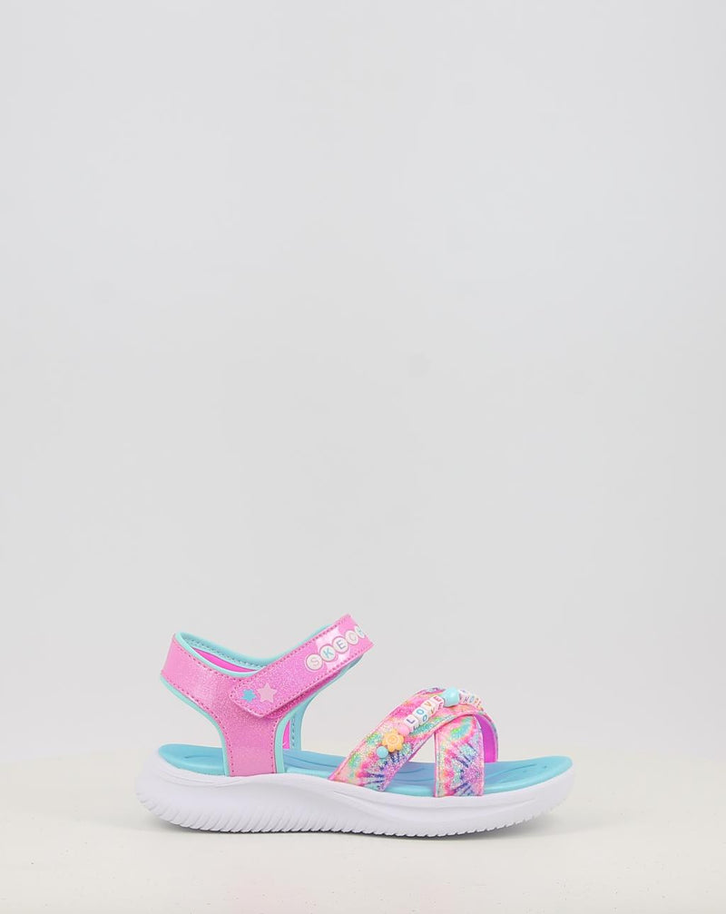 Sandales SKECHERS JUMPSTERS SANDAL - TIE DYE BFFS 303045L rose