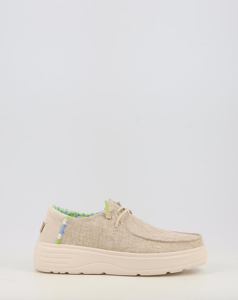 Chaussures bateau WALK IN PITAS POPPY beige