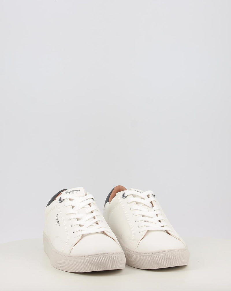 Baskets PEPE JEANS JOE BASIC PMS00048 blanc